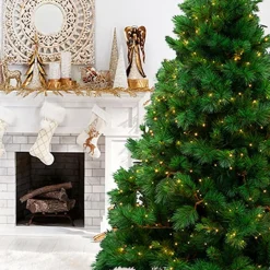 Artificial Trees></noscript>Christmas World Pre-Lit Natural Royal Pine Tree - Warm White 7Ft (2.1M)