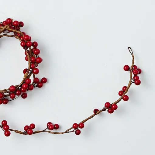 Traditional & Berry>Christmas World Red Berries Garland (1.5M)