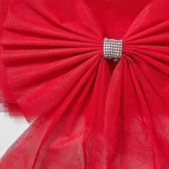 Wreaths, Garlands And Bows>Christmas World Red Door Bow With Sash