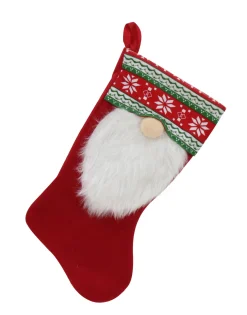 Traditional & Berry></noscript>Christmas World Santa Stocking Asst - Santa With Arms And Legs