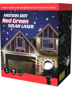 Solar Lights></noscript>Christmas World Solar Laser Red-Green Patterns