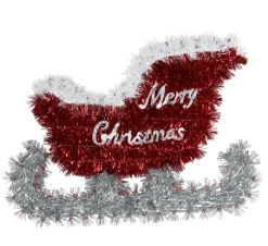 Tinsels></noscript>Christmas World Tinsel Christmas Plaque Asst - Christmas Stocking