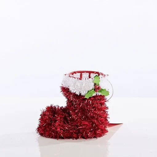 Traditional & Berry>Christmas World Tinsel Decoration 6 Asst - Penguin