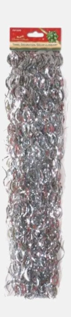 Traditional & Berry></noscript>Christmas World Wavy Christmas Tinsel Asst