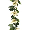 Wreaths, Garlands And Bows>Christmas World White Magnolia Garland (1.5M)