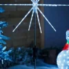 Path Poles>Christmas World White Starburst Pathway Stake Light